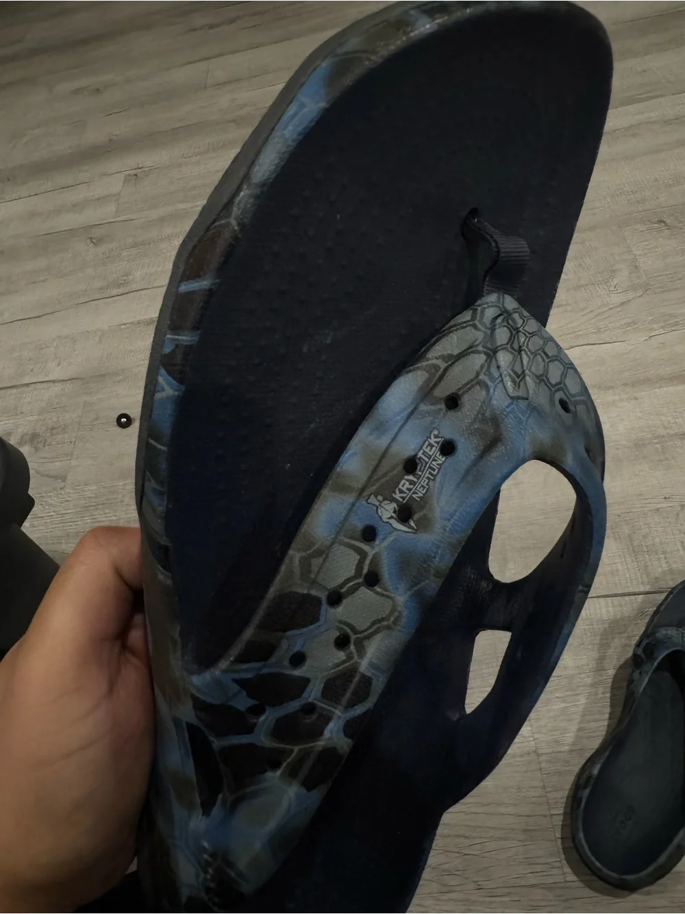 Croc Navy Blue Flip Flop Sandals